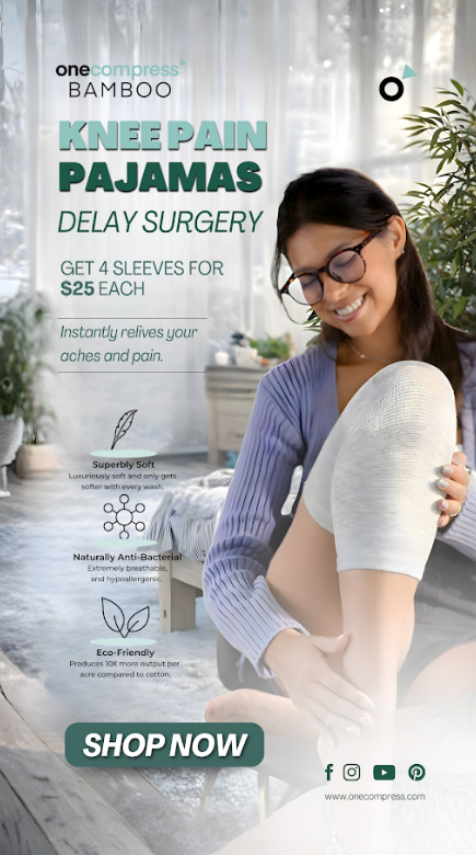 One Compress Bamboo — Knee Pain Pajamas 3