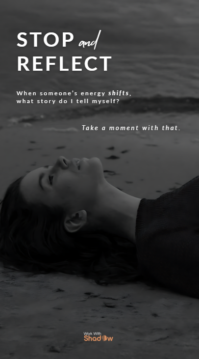 Work With Shadow — Stop and Reflect